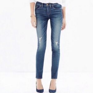 Madewell Skinny Skinny Women's Distressed Blue Jeans Size 26